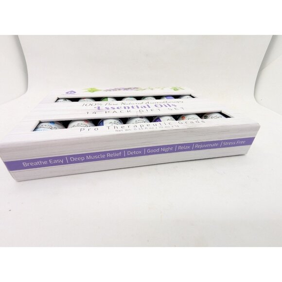 Pursonic 100% Pure Aromatherapy Essential Oils 14 Pack Gift Set Open box READ - Picture 9 of 10